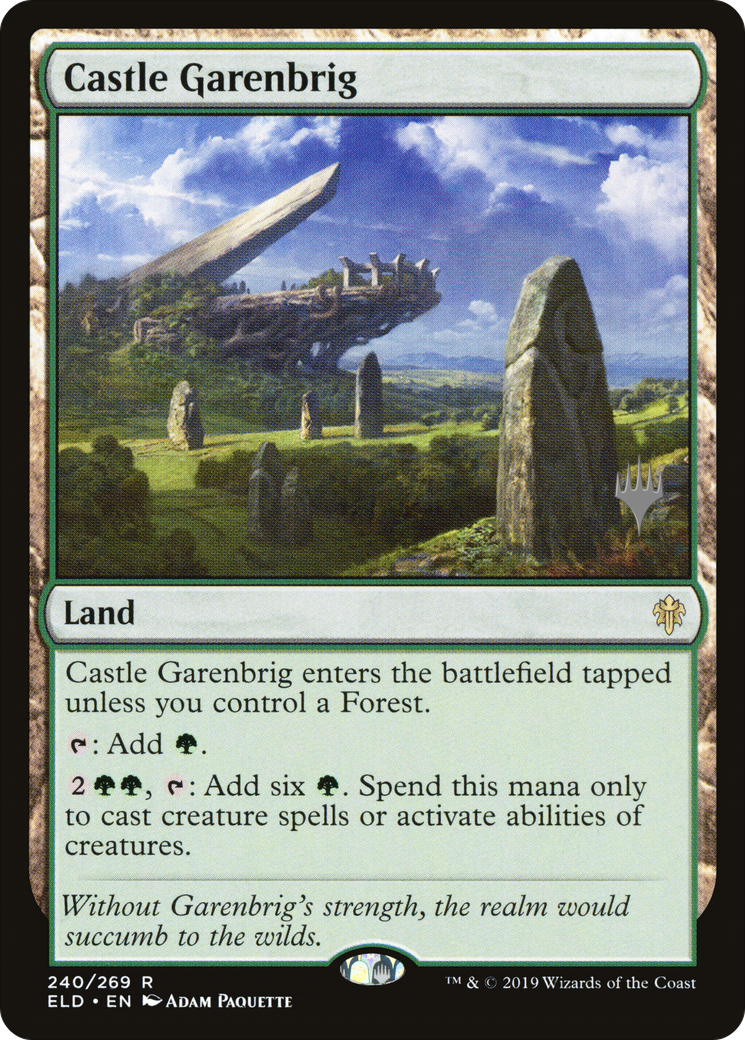 Castle Garenbrig (PPELD-240) [Throne of Eldraine Promos] Foil MTG Single Wizards of the Coast