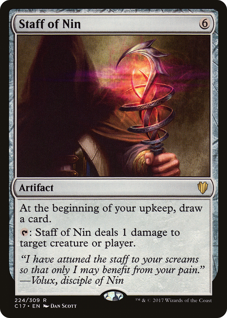 Staff of Nin (C17-224) [Commander 2017] MTG Single Wizards of the Coast