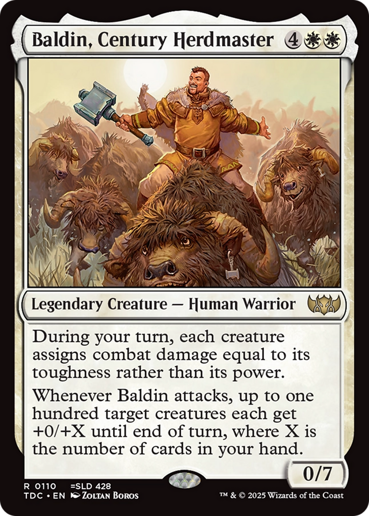 Baldin, Century Herdmaster (TDC-110) [Commander: Tarkir: Dragonstorm] MTG Single Wizards of the Coast
