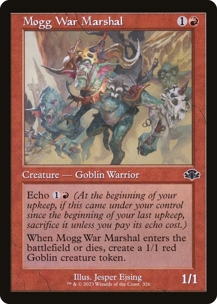 Mogg War Marshal (DMR-326) [Dominaria Remastered] Foil MTG Single Wizards of the Coast