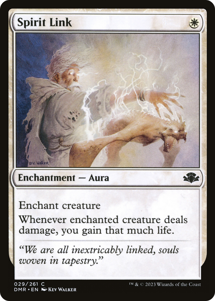 Spirit Link (DMR-029) [Dominaria Remastered] MTG Single Wizards of the Coast