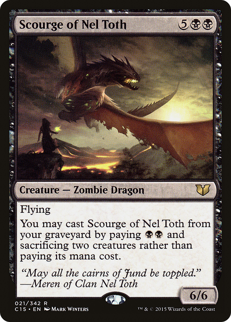 Scourge of Nel Toth (C15-021) [Commander 2015] MTG Single Wizards of the Coast