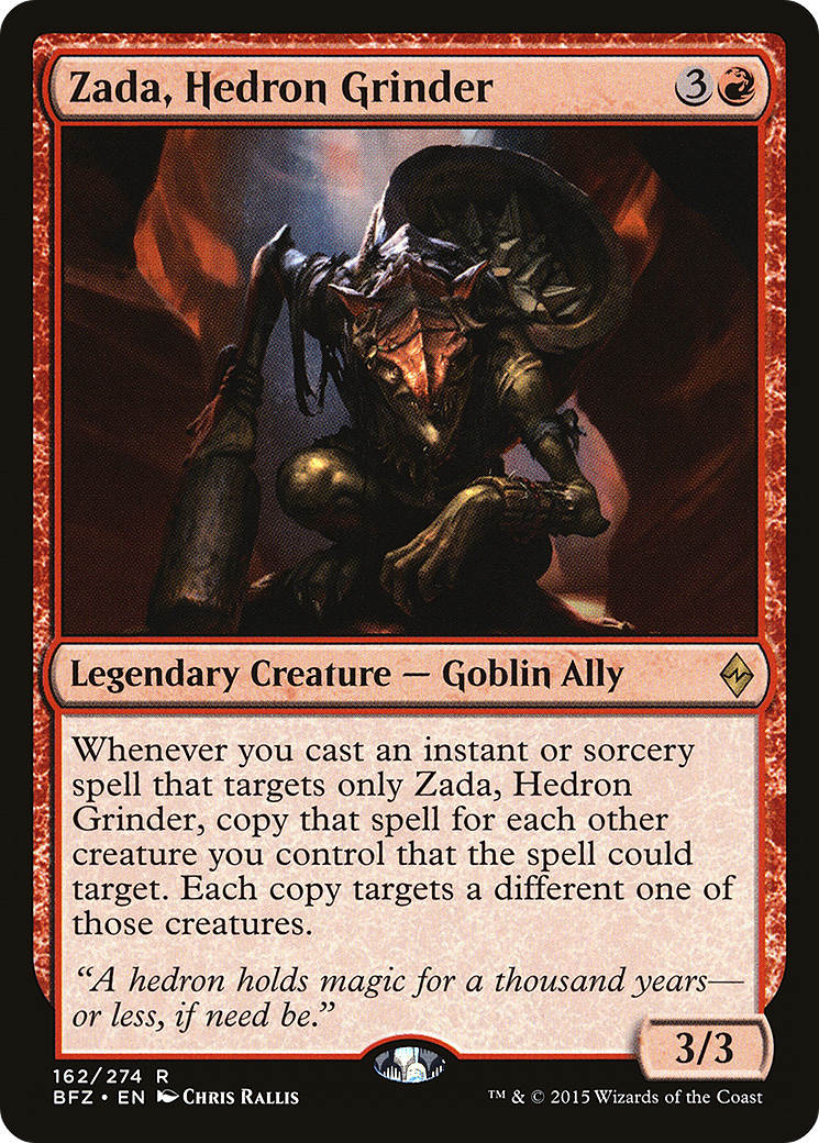 Zada, Hedron Grinder (BFZ-162) [Battle for Zendikar] Foil MTG Single Wizards of the Coast