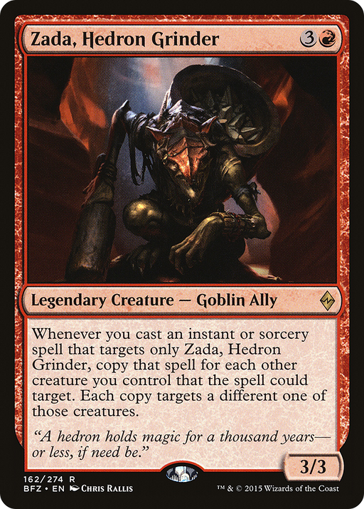 Zada, Hedron Grinder (BFZ-162) [Battle for Zendikar] MTG Single Wizards of the Coast