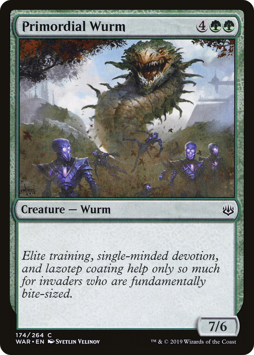 Primordial Wurm (WAR-174) [War of the Spark] MTG Single Wizards of the Coast