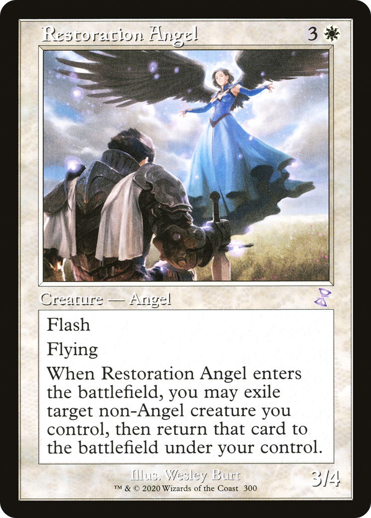 Restoration Angel (TSR-300) [Time Spiral Remastered] Foil MTG Single Wizards of the Coast