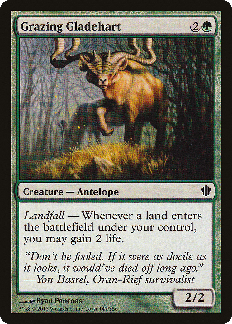 Grazing Gladehart (C13-147) [Commander 2013] MTG Single Wizards of the Coast