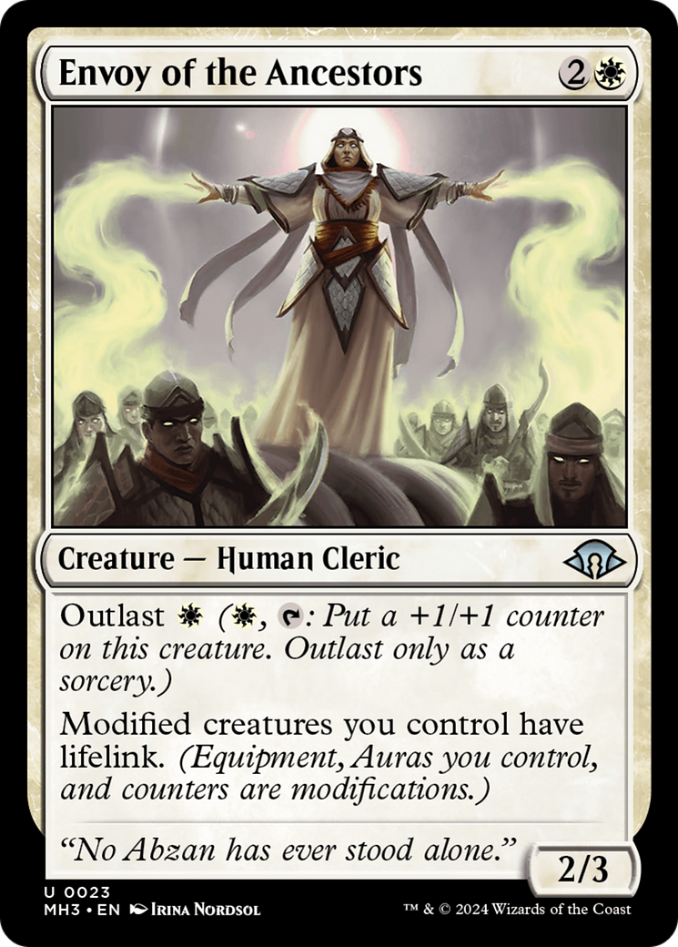 Envoy of the Ancestors (MH3-023) [Modern Horizons 3] Foil MTG Single Wizards of the Coast