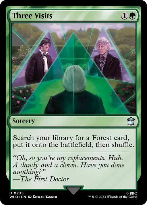 Three Visits (WHO-235) [Doctor Who] MTG Single Wizards of the Coast