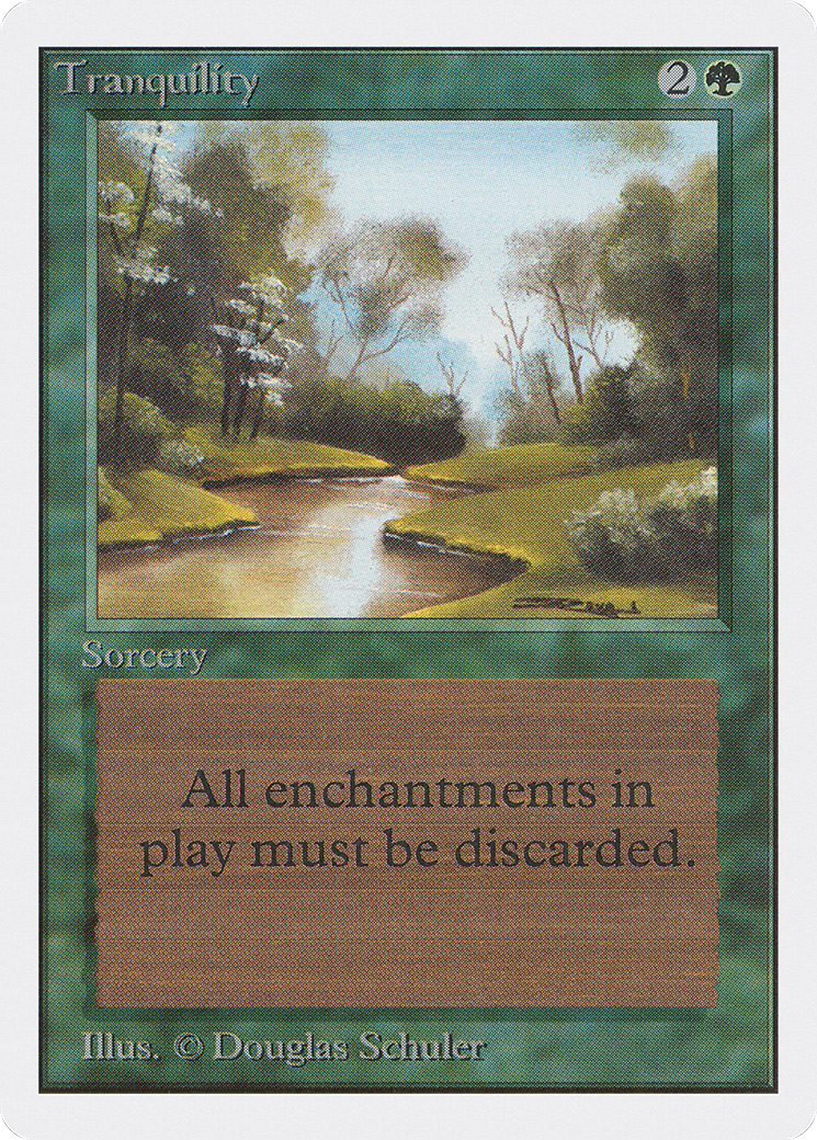 Tranquility (2ED-221) [Oldschool] Unlimited Edition MTG Single Wizards of the Coast