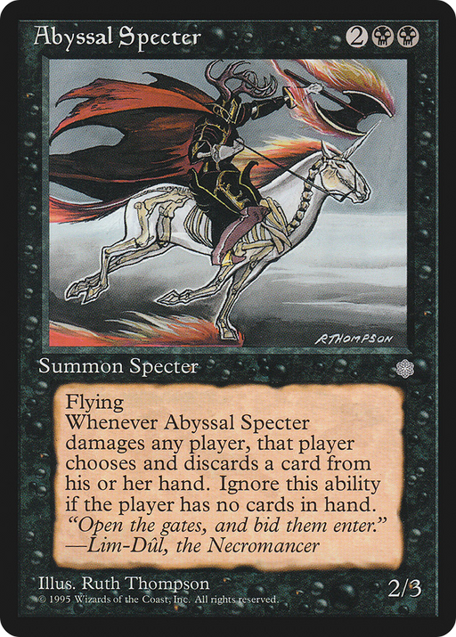 Abyssal Specter [Ice Age] MTG Single Magic: The Gathering
