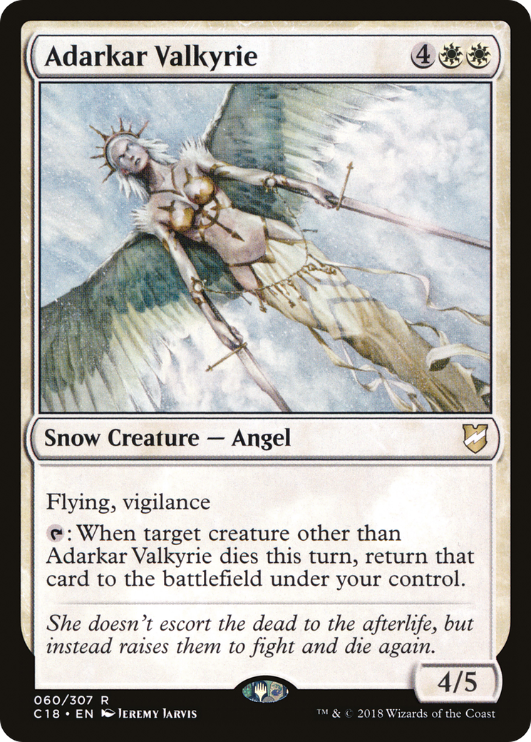 Adarkar Valkyrie (C18-060) [Commander 2018] MTG Single Wizards of the Coast