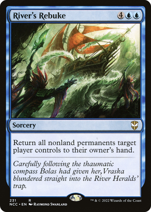 River's Rebuke (NCC-231) [New Capenna Commander] MTG Single Wizards of the Coast