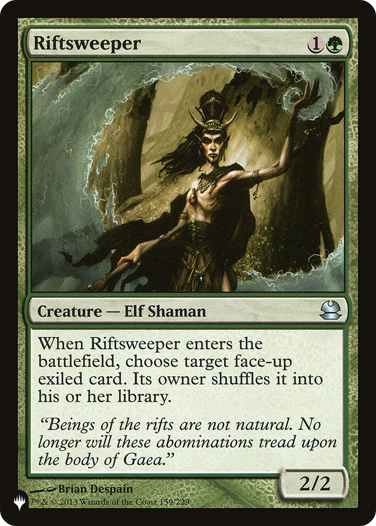 Riftsweeper (LIST-MMA-159) [Mystery Booster] The List MTG Single Wizards of the Coast