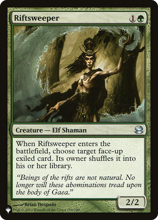 Riftsweeper (LIST-MMA-159) [Mystery Booster] The List MTG Single Wizards of the Coast