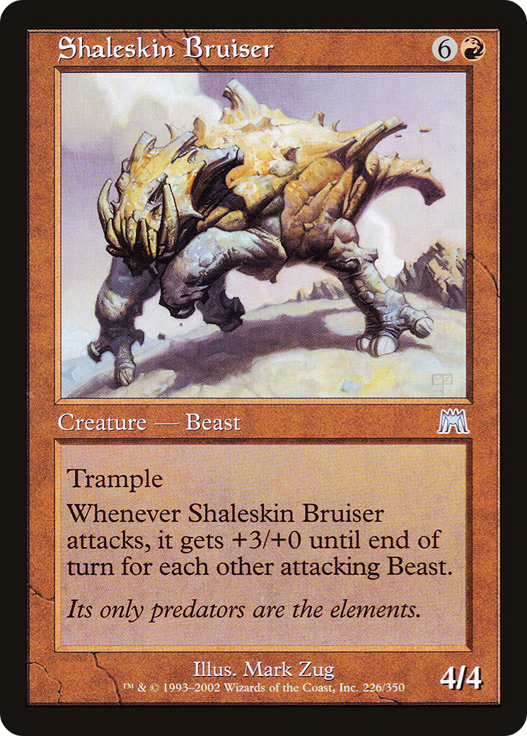 Shaleskin Bruiser (ONS-226) [Onslaught] Foil MTG Single Wizards of the Coast