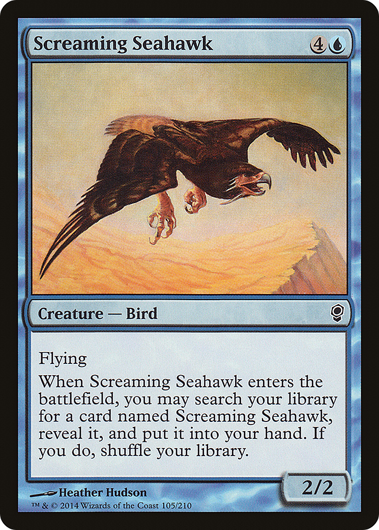 Screaming Seahawk (CNS-105) [Conspiracy] Foil MTG Single Wizards of the Coast