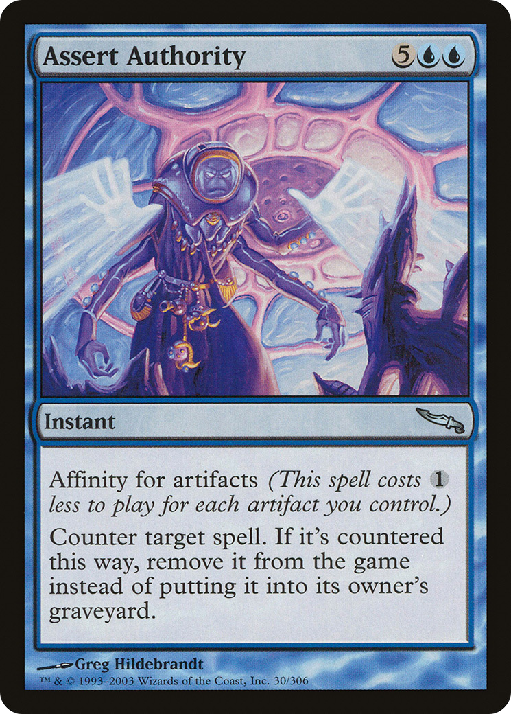 Assert Authority (MRD-030) [Mirrodin] MTG Single Wizards of the Coast