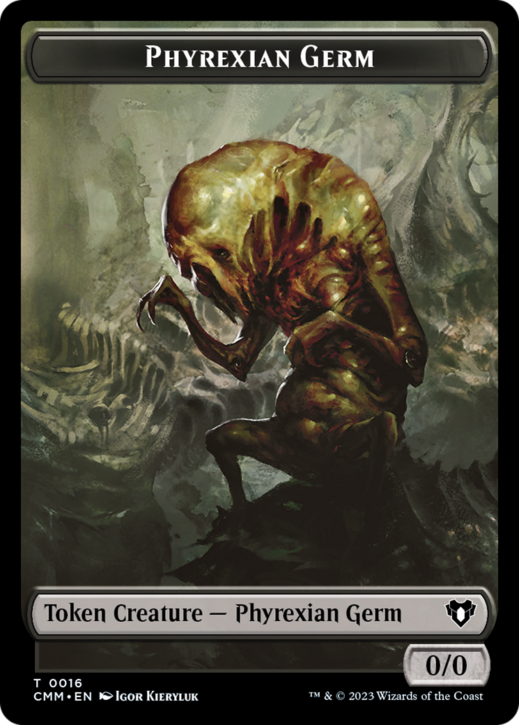 Phyrexian Germ (TCMM-016) [Tokens] Commander Masters Tokens MTG Single Wizards of the Coast