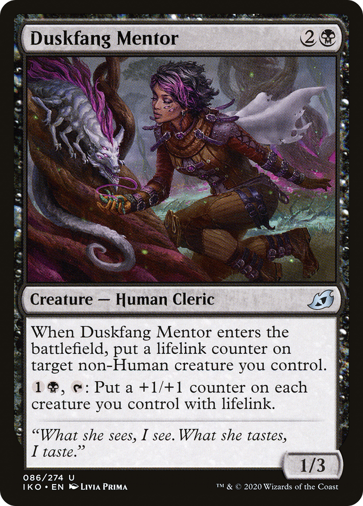 Duskfang Mentor (IKO-086) [Ikoria: Lair of Behemoths] MTG Single Wizards of the Coast