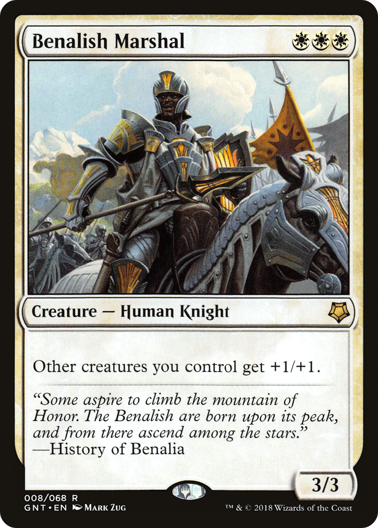 Benalish Marshal (GNT-008) [Misc] Game Night MTG Single Wizards of the Coast
