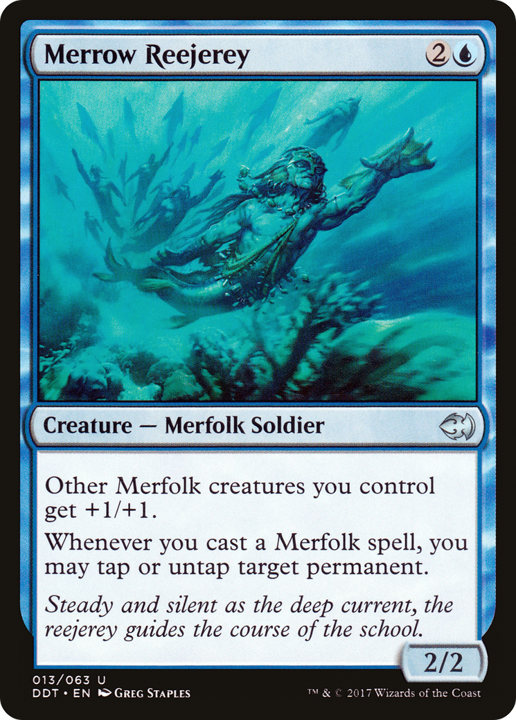 Merrow Reejerey (DDT-013) [Misc] Duel Decks: Merfolk vs. Goblins MTG Single Wizards of the Coast