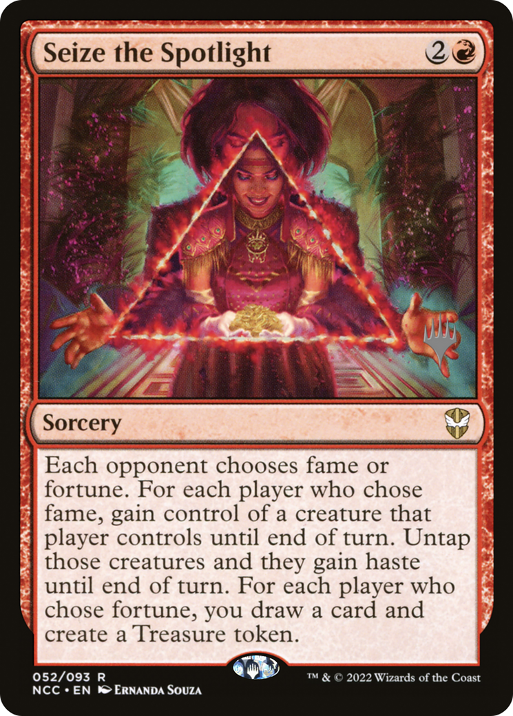 Seize the Spotlight (PPSNC-52P) [New Capenna Commander Promos] Foil MTG Single Wizards of the Coast