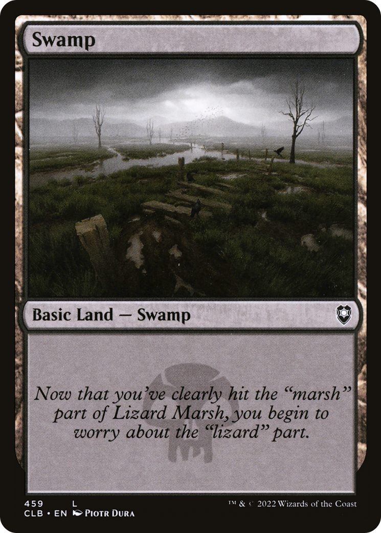 Swamp (CLB-459) [Commander Legends: Battle for Baldur's Gate] MTG Single Wizards of the Coast