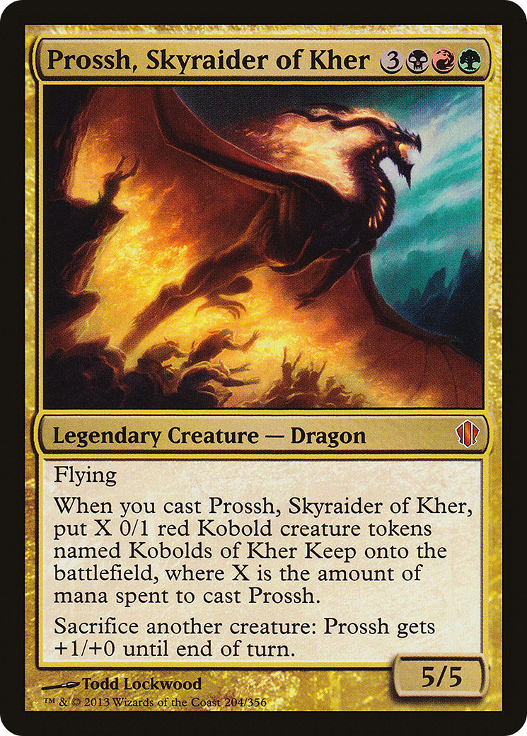Prossh, Skyraider of Kher (C13-204) [Commander 2013] MTG Single Wizards of the Coast