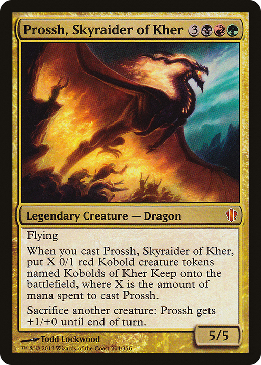Prossh, Skyraider of Kher (C13-204) [Commander 2013] MTG Single Wizards of the Coast