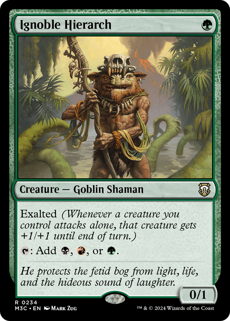 Ignoble Hierarch (M3C-234) [Modern Horizons 3 Commander] MTG Single Wizards of the Coast