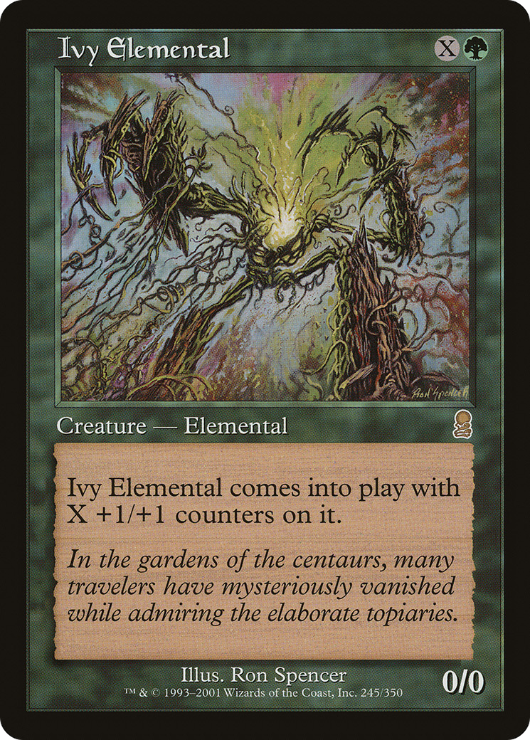 Ivy Elemental (ODY-245) [Odyssey] MTG Single Wizards of the Coast