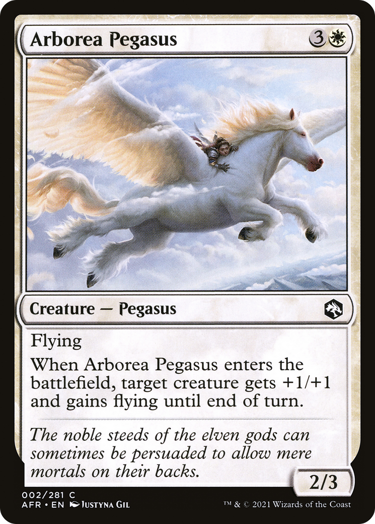 Arborea Pegasus (AFR-002) [Adventures in the Forgotten Realms] MTG Single Wizards of the Coast