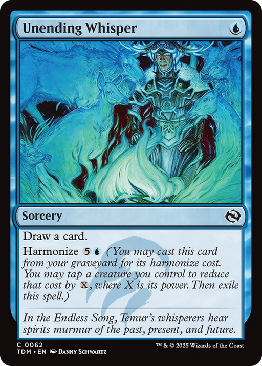 Unending Whisper (TDM-062) [Tarkir: Dragonstorm] Foil MTG Single Wizards of the Coast