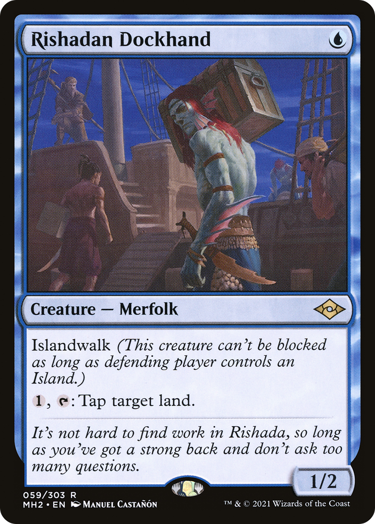 Rishadan Dockhand (MH2-059) [Modern Horizons 2] MTG Single Modern Horizons 2