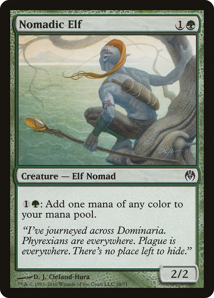 Nomadic Elf (DDE-038) [Misc] Duel Decks: Phyrexia vs. the Coalition MTG Single Wizards of the Coast