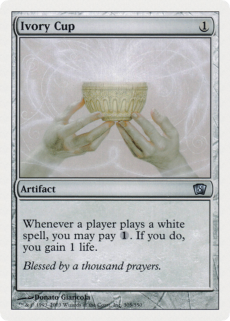 Ivory Cup (8ED-305) [8th Edition] MTG Single Wizards of the Coast