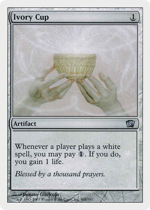 Ivory Cup (8ED-305) [8th Edition] MTG Single Wizards of the Coast