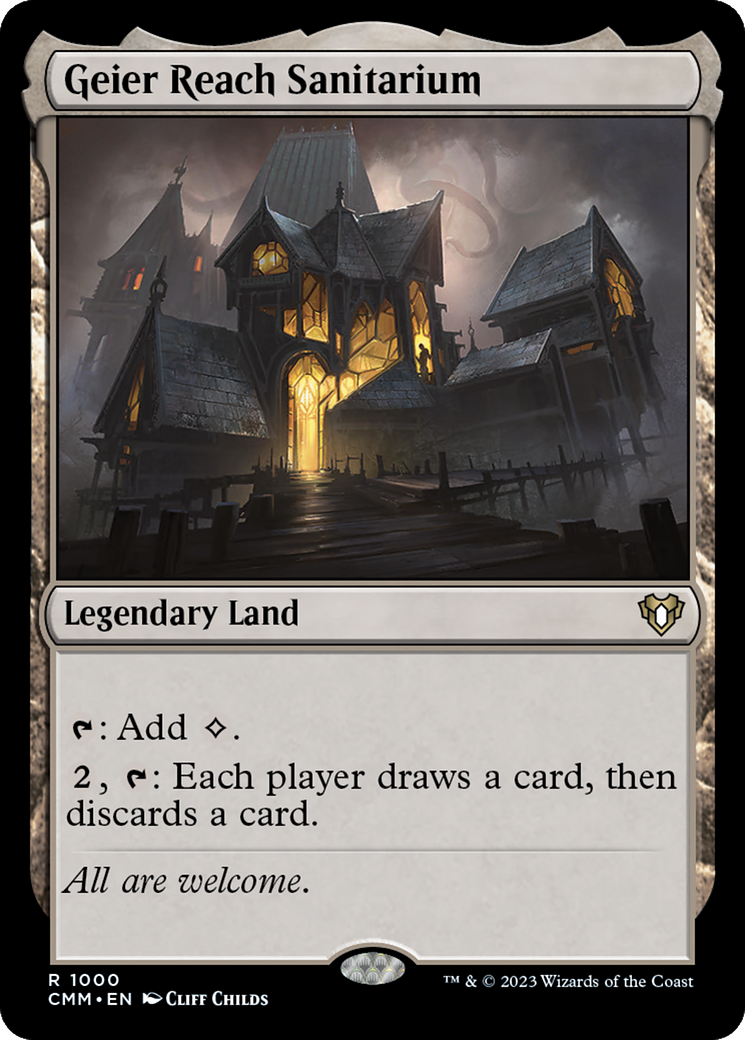 Geier Reach Sanitarium (CMM-1000) [Commander Masters] MTG Single Wizards of the Coast