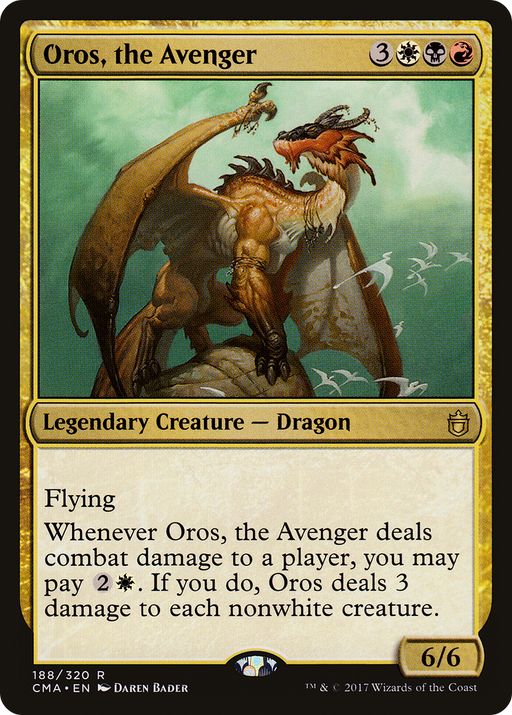 Oros, the Avenger (CMA-188) [Commander Anthology] MTG Single Wizards of the Coast