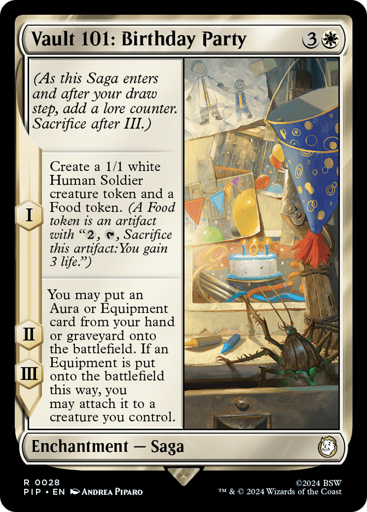 Vault 101: Birthday Party (PIP-028) [Fallout] Foil MTG Single Wizards of the Coast