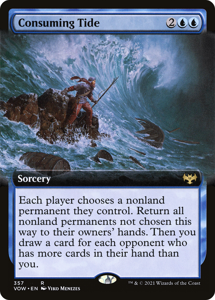 Consuming Tide (VOW-357) [Innistrad: Crimson Vow] (Extended Art) MTG Single Wizards of the Coast