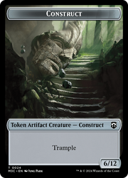 Construct // Myr Double-Sided Token [Tokens] Modern Horizons 3 Commander Tokens MTG Single Magic: The Gathering