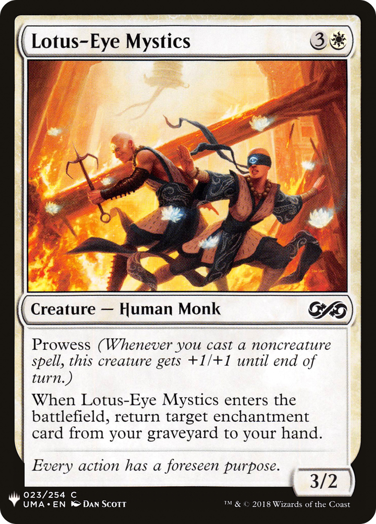 Lotus-Eye Mystics (LIST-UMA-23) [Mystery Booster] The List MTG Single Wizards of the Coast