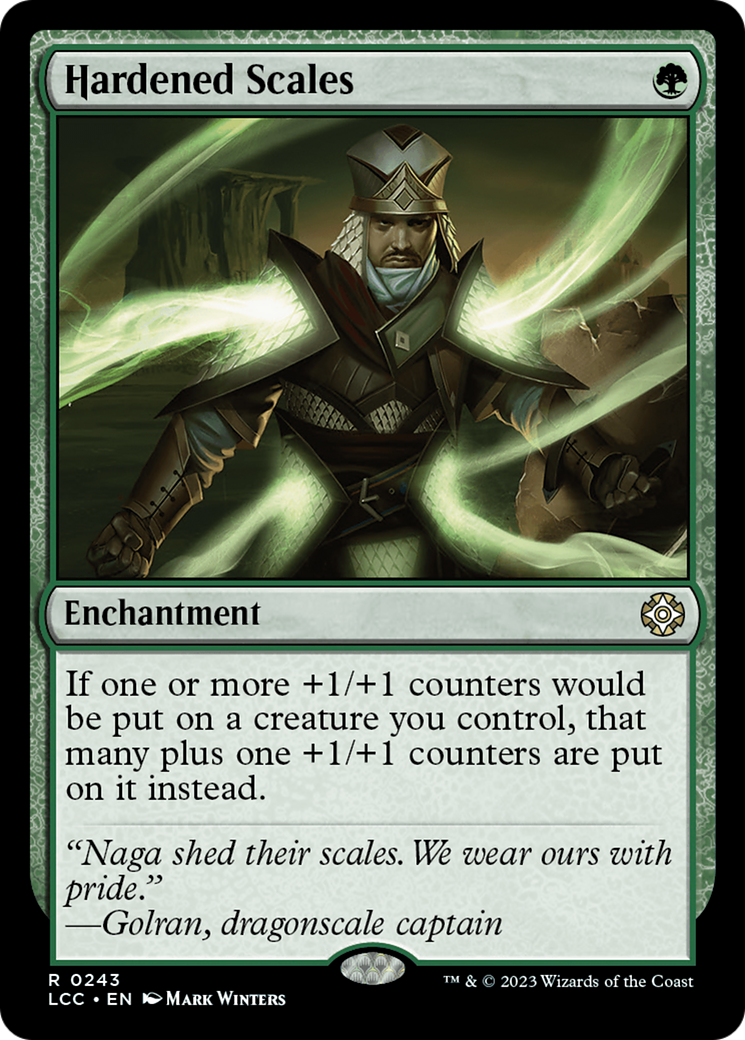 Hardened Scales (LCC-243) [The Lost Caverns of Ixalan Commander] MTG Single Wizards of the Coast