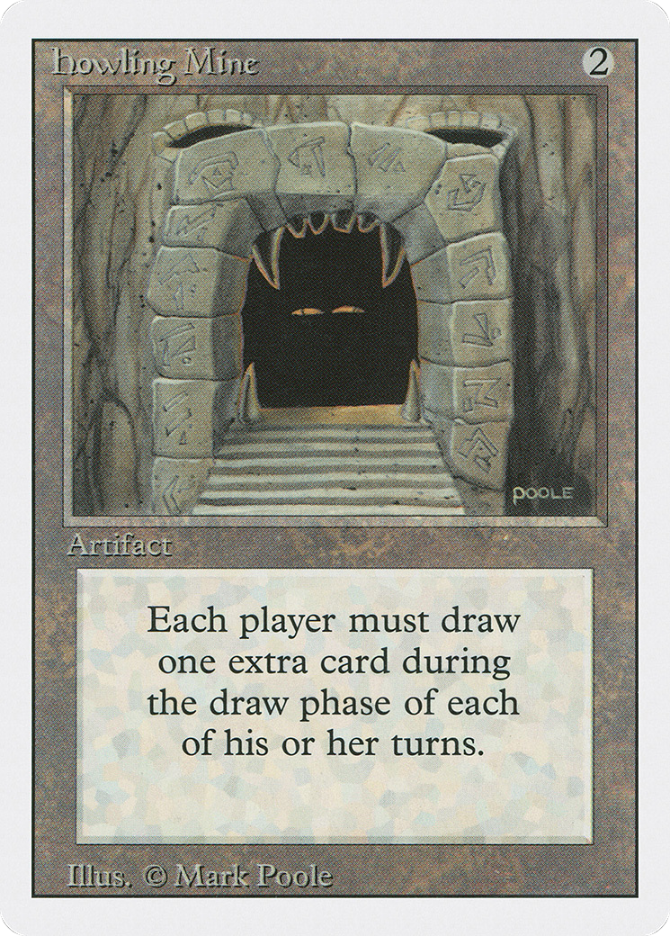 Howling Mine (3ED-) [Revised Edition] MTG Single Wizards of the Coast