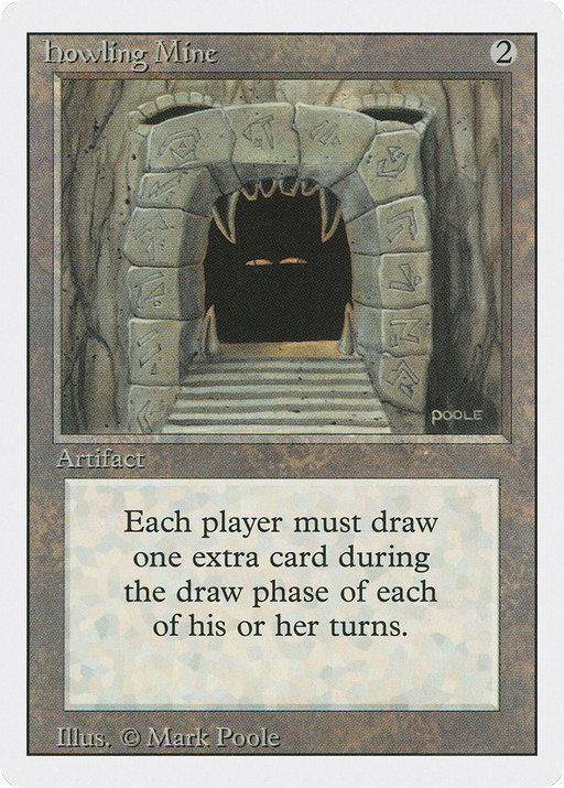 Howling Mine (3ED-) [Revised Edition] MTG Single Wizards of the Coast