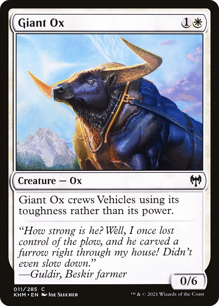Giant Ox (KHM-011) [Kaldheim] MTG Single Wizards of the Coast