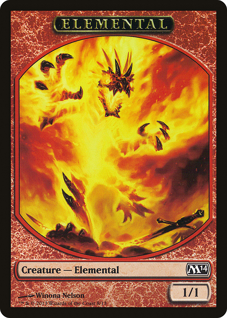 Elemental Token (8) (M14-008) [Tokens] Magic 2014 Tokens MTG Single Wizards of the Coast