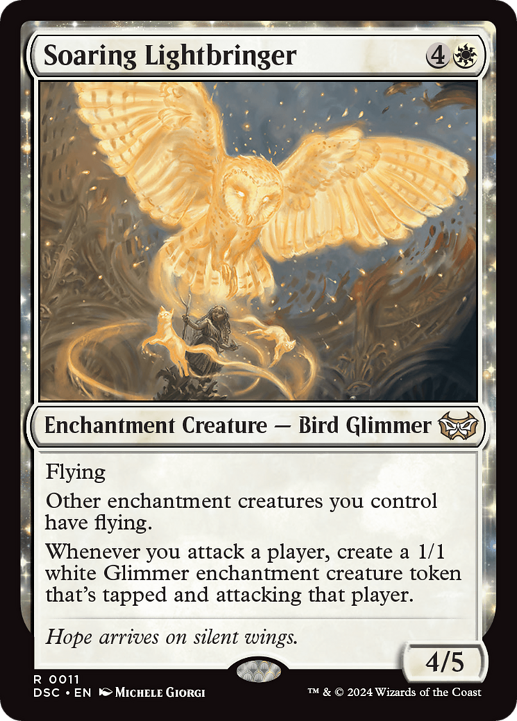 Soaring Lightbringer (DSC-011) [Duskmourn: House of Horror Commander] MTG Single Wizards of the Coast